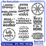 Winter Wonderland Digital Stamp Set